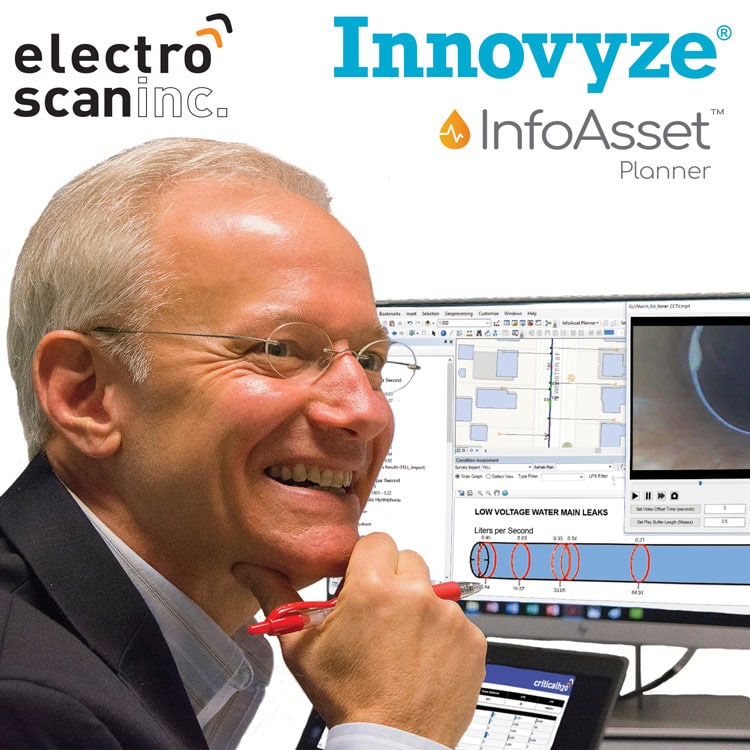Paul Pasko, PE, reviews Electro Scan's Application Programming Interface (API) that integrates FELL data with Innovyze's InfoAsset Planner for Sewer and Water.